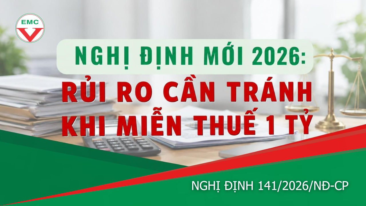 NGƯỠNG MIỄN THUẾ 1 TỶ ĐỒNG: TỪ LỢI ÍCH "BỀ NỔI" ĐẾN CHIẾN LƯỢC QUẢN TRỊ RỦI RO TOÀN DIỆN